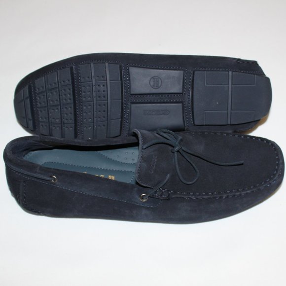 GEOX MEN\'S NAVY MELBOURNE SUEDE MOCCASINS main image 5